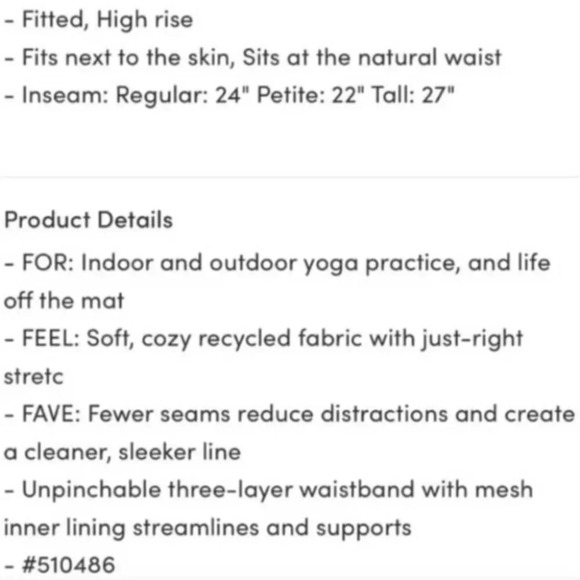 2-Pair of Athleta Elation Glade 7/8 Leggings Size Small - Picture 13 of 14